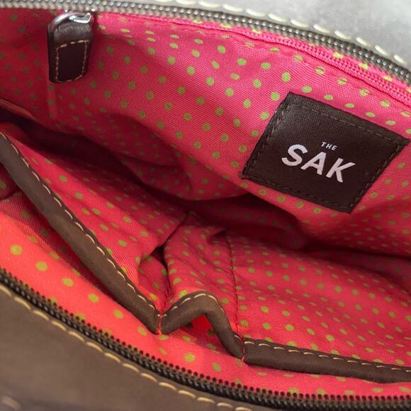 The Sak Jute Weave Shoulder Bag Natural Woven Boho Rustic Eco Chic Handbag - Picture 11 of 11